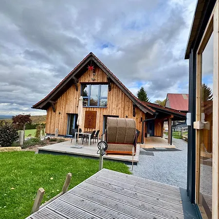 Moderne - Alpakahof Zum Himmelreich, Traumhafte Lage, Terrasse Mit Weitblick, Kostenfreier Parkplatz, Naehe Kurklinik, Optional Sauna Lägenhet *