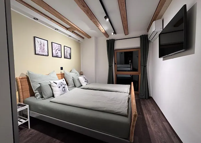 Moderne - Alpakahof Zum Himmelreich, Traumhafte Lage, Terrasse Mit Weitblick, Kostenfreier Parkplatz, Nähe Kurklinik, Optional Sauna Bad Gottleuba