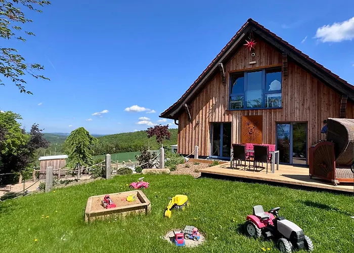 Moderne - Alpakahof Zum Himmelreich, Traumhafte Lage, Terrasse Mit Weitblick, Kostenfreier Parkplatz, Naehe Kurklinik, Optional Sauna