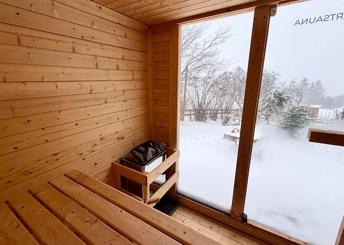 Moderne - Alpakahof Zum Himmelreich, Traumhafte Lage, Terrasse Mit Weitblick, Kostenfreier Parkplatz, Nähe Kurklinik, Optional Sauna * Bad Gottleuba