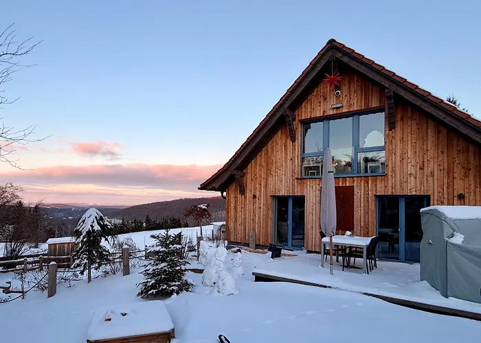 Moderne - Alpakahof Zum Himmelreich, Traumhafte Lage, Terrasse Mit Weitblick, Kostenfreier Parkplatz, Nähe Kurklinik, Optional Sauna *